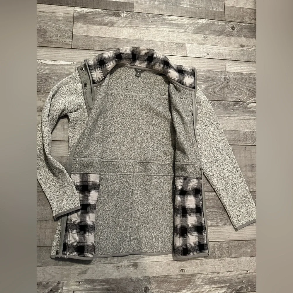 Eddie Bauer Radiator Fleece‎ Field Jacket - Heathered Gray Women’s Medium